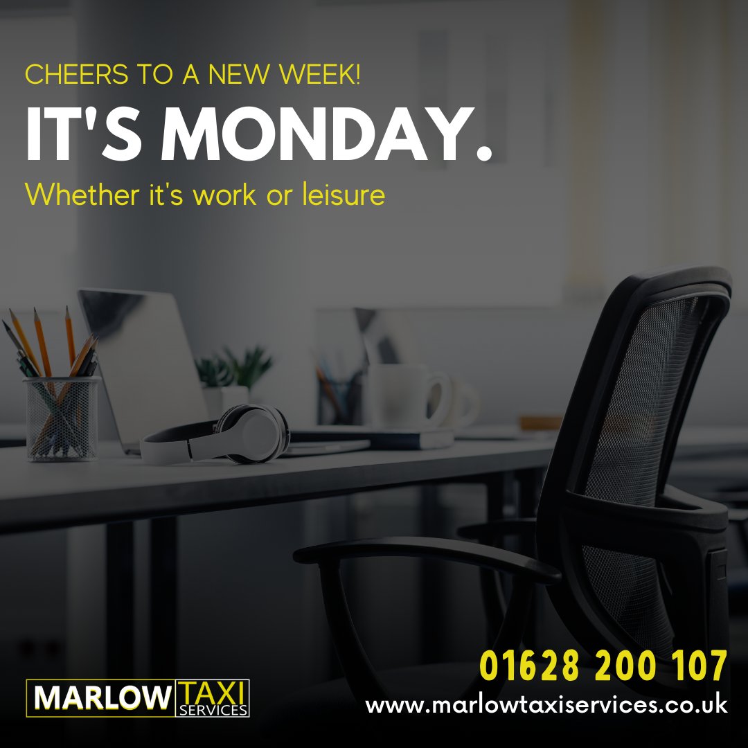 marlowtaxis's tweet image. Whether it's work or leisure, our taxis are here to get you where you need to go. #MondayCommute #TaxiLife

☎️ 01628 200 107
🌐 marlowtaxiservices.co.uk

#marlow #MarlowNavigation #marlowtaxis #marlowtaxiservices