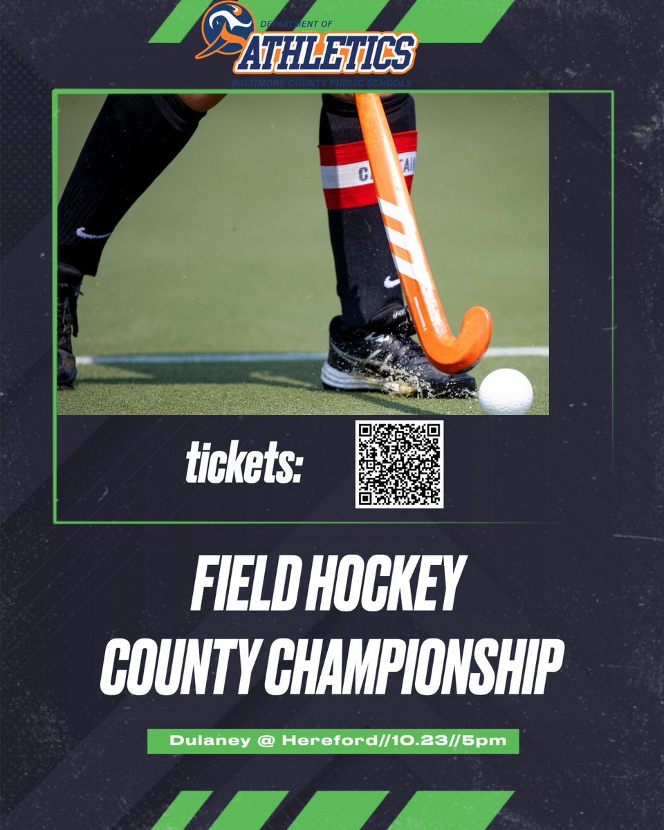 Head to <a href="/hereford_high/">Hereford High School</a> Monday, October 23rd for what is always an exciting field hockey match up. <a href="/Dulaney_Lions/">Dulaney Athletics</a>  will visit <a href="/HerefordHSBulls/">HerefordHighBulls</a> for the <a href="/BaltCoPS/">Baltimore County Public Schools</a> championship title! Game time: 5pm <a href="/BCPSSportsScene/">Sports Scene</a>