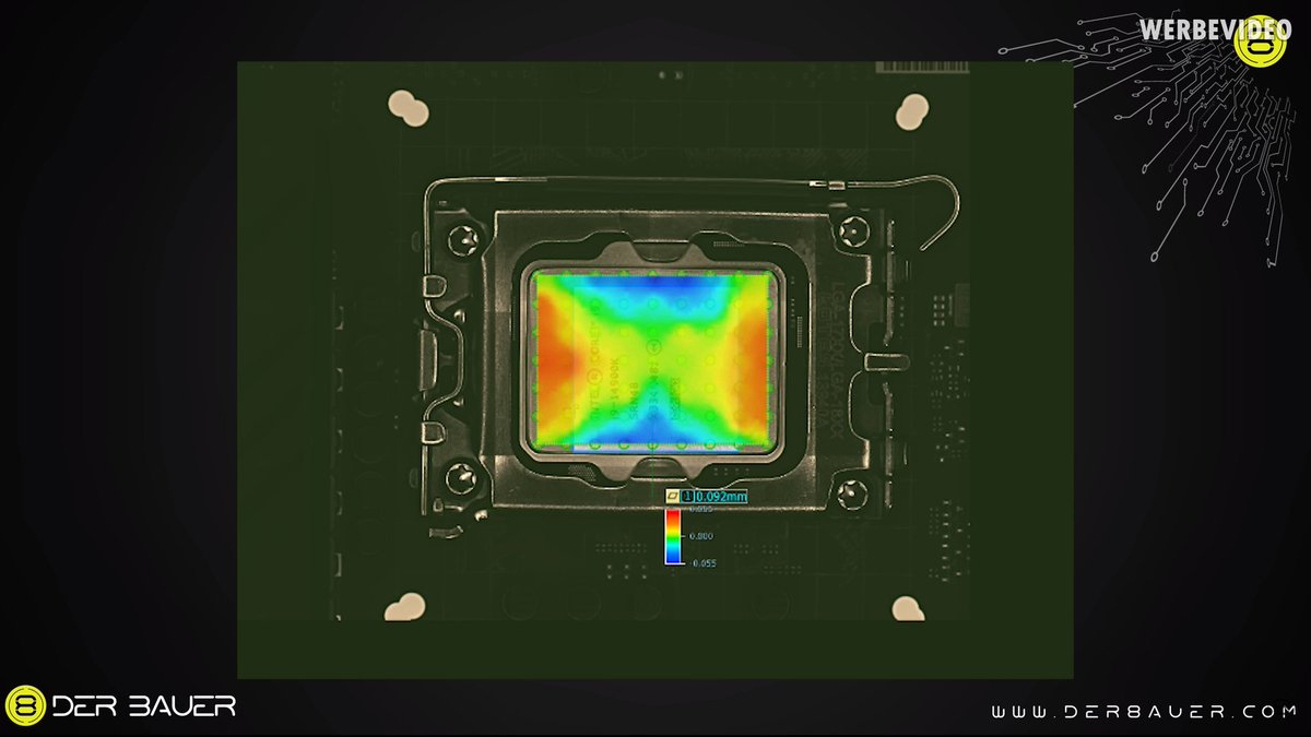 davidgburns's tweet image. Totally unsurprising, 14th gen bends just like it's 12th and 13th gen predecessors. So one more "gen" needing some sort of "contact frame" for best cooling. #Intel #14thgen #raptorlakerefresh
