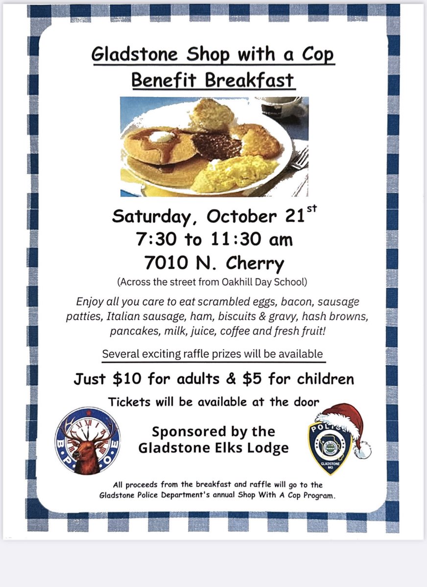 Gladstone MO Police tweet media