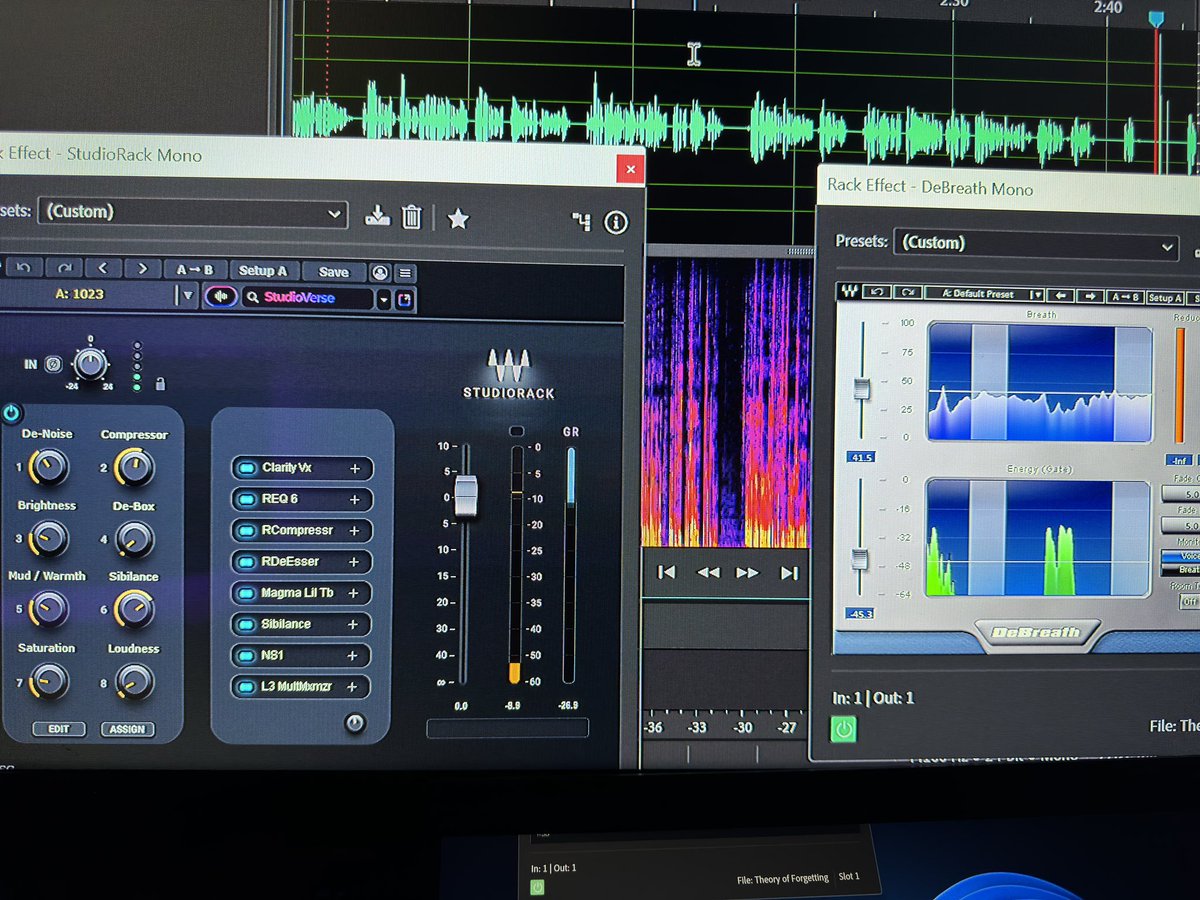 VObyColby's tweet image. 🎧🔊 Just had to share my love for Waves plugins! 🎶 These incredible tools have made my audio mixing and mastering process an absolute breeze. Not sponsored but they are just that good #WavesPlugins #AudioProduction #voiceover #LifeMadeEasy