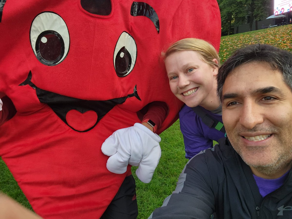 Great time walking for the AHA heart walk with the UW center for cardiovascular biology this weekend! Thanks to @FMoussaviHarami for getting us all together! #heartstrokewalk