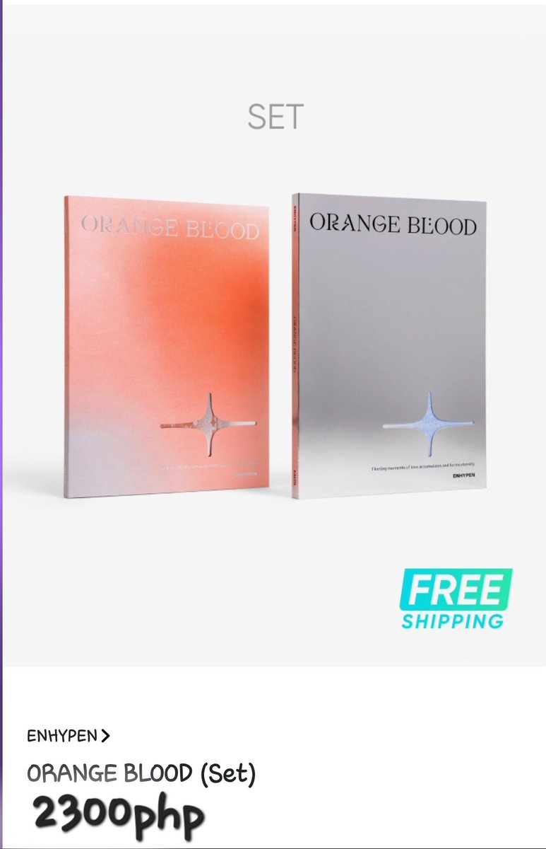 ArmyhubC's tweet photo. 📍PRE ORDER!

✨️ENHYPEN ORANGE BLOOD ALBUM✨️
💵Prices indicated in each photo
✅️POB included 
DOO: Oct. 16-Nov. 23

DOP: 25% DP to reserve
 50% Oct 31
Remaining Bal Nov 15

❌️STRICTLY NO CANCELLATIONS
🚫BOGUS BUYERS AND JOY RESERVERS 

Dm us to order https://t.co/IGfovuSAbw