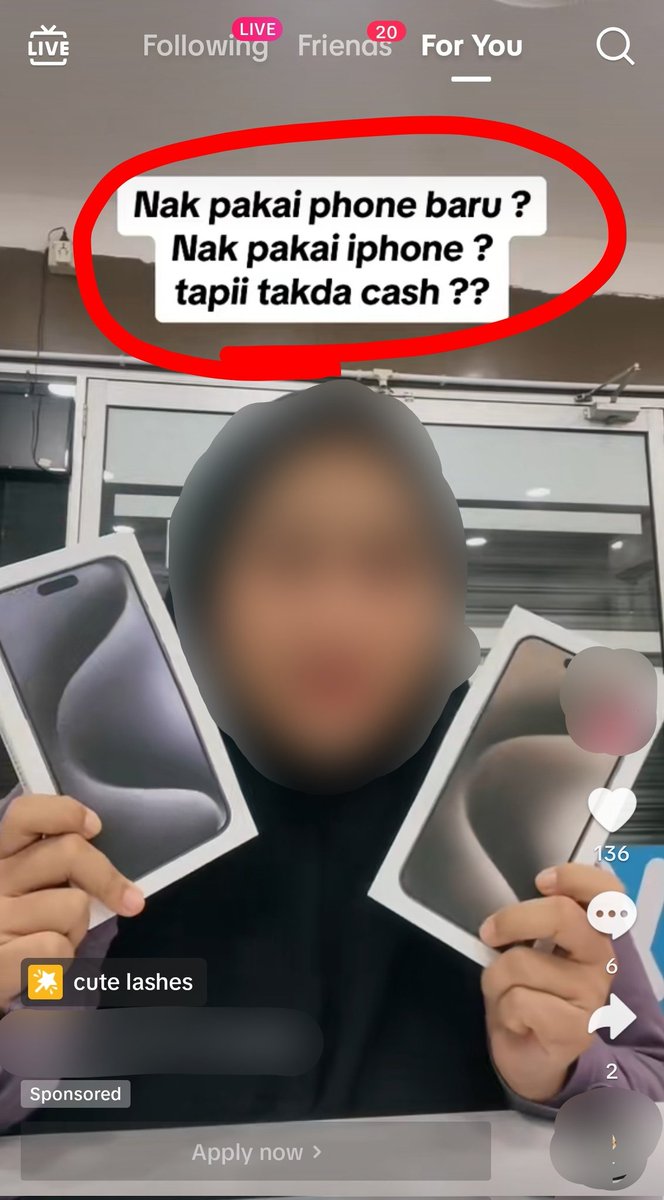 financialfaiz's tweet photo. Kalau tak ada cash no need to buy the iPhone la. Macam mana nak ubah nasib hidup kalau you keep making silly financial decisions? Bila harga barang mentah naik sikit dia melenting, tapi orang yang sama kat tangan kanan pegang kopi Starbak RM20, tangan kiri pegang iPhone 15 Pro Max.

Yang kesian budak² zaman sekarang macam diejek bila tak pakai iPhone. Student je kot, tak ada gaji, atau baru dapat kerja semi-skilled gaji RM1,500 tapi dimomokkan supaya pakai benda luxury ni.

"Nak pakai iphone tapi takda cash?"

Iklan toksik. Special daripada golongan peniaga yang pandai mengambil kesempatan ke atas mereka² yang tiada kesedaran dan ilmu kewangan.