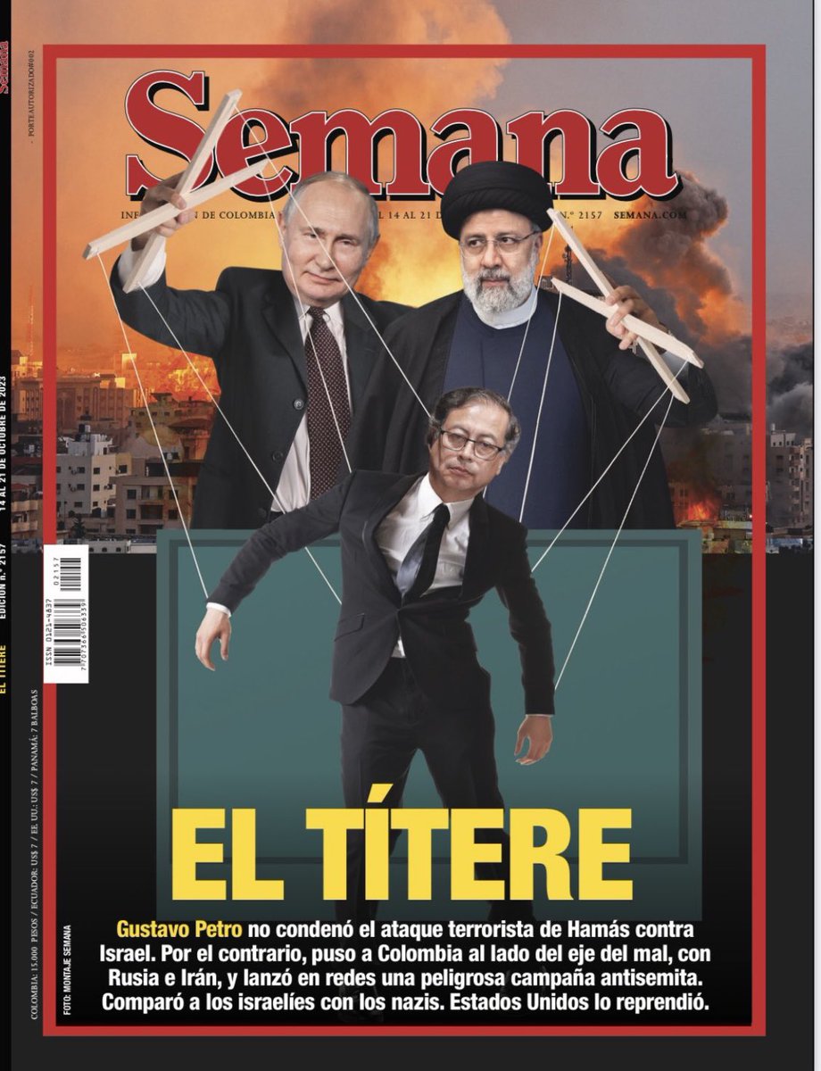 emiliotgonzalez's tweet photo. In 1996 President @BillClinton revoked the US visa of sitting #Colombian President Samper for ties to narco-traffickers. 

@JoeBiden Admin should do the same with WH guest, #BidenBorderCrisis and #BidenExpress promoter anti-US, current anti-Semitic narco President of Colombia https://t.co/LtFpFHiIAx