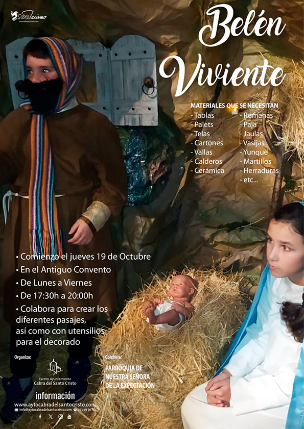Belén viviente 👇👇👇👇👇👇
aytocabradelsantocristo.com/belen-viviente/ 
#AyuntamientodeCabradelSantoCristo #belenviviente #parroquia #cultura #Turismo