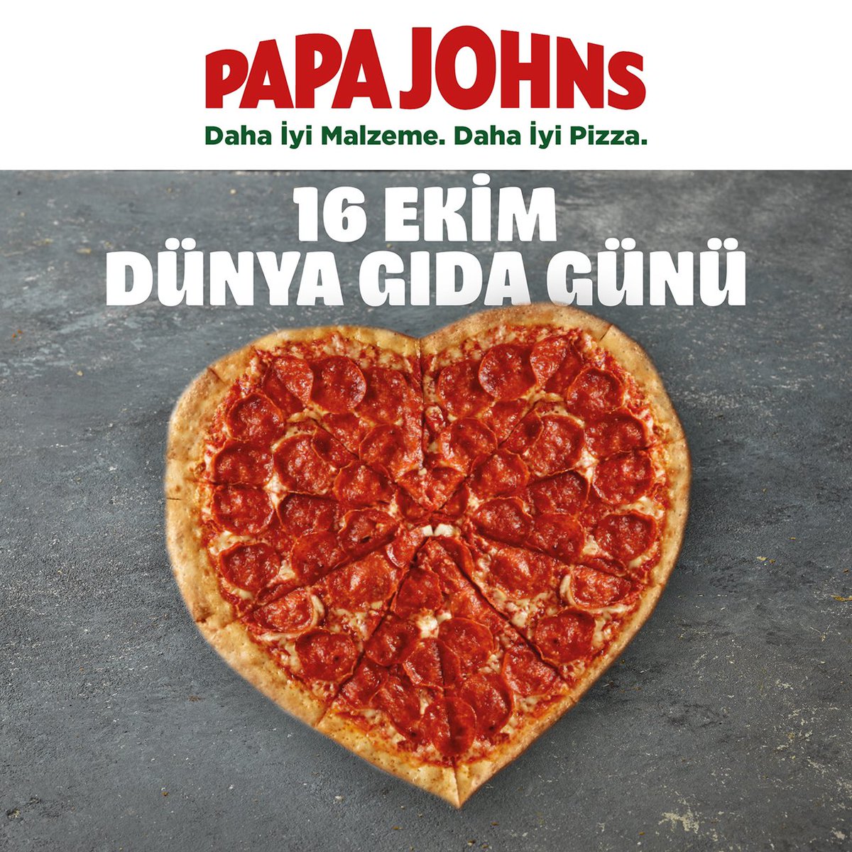 Lezzete olan tutkumuz, gıdaya olan saygımızla. #DünyaGıdaGünü kutlu olsun!