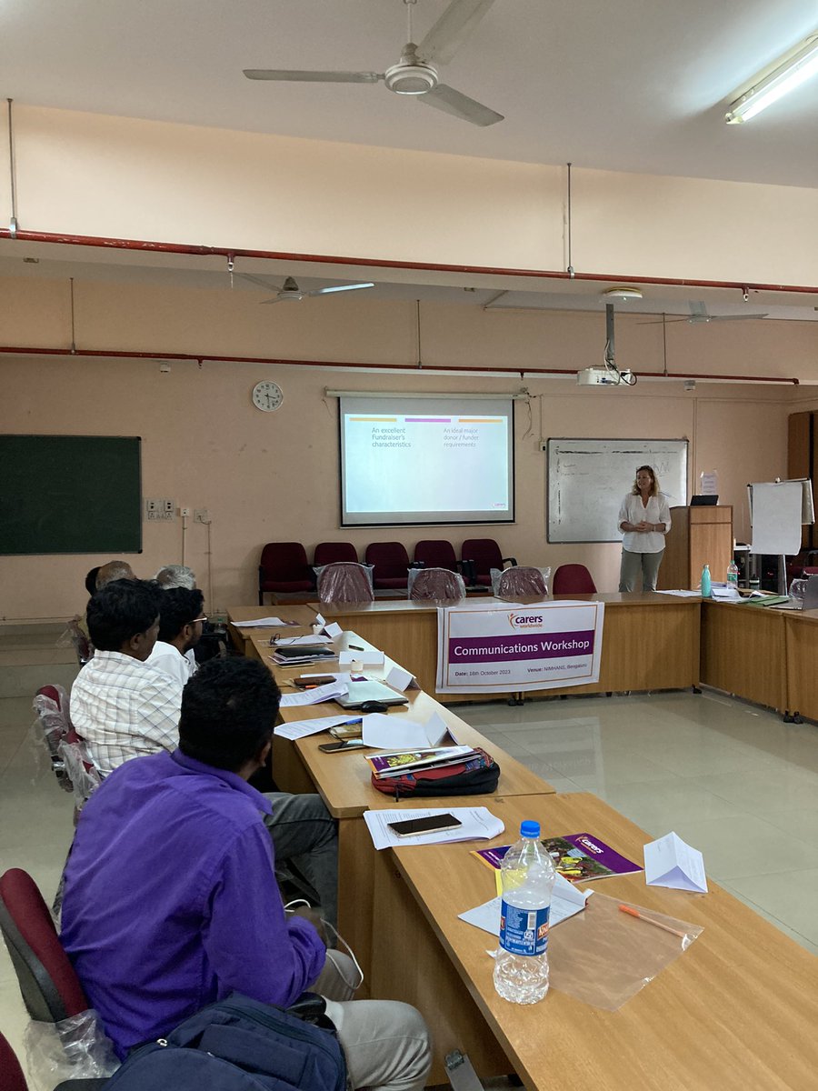 CarersWorldwide's tweet photo. What a great day we’ve had with some of our local #charity partners 💜🧡 Delivering a #communications workshop, working on how to best present case stories &amp; showcase their amazing work through taking great photos 📸 and fundraising best practice. https://t.co/uv4HP4DNjs