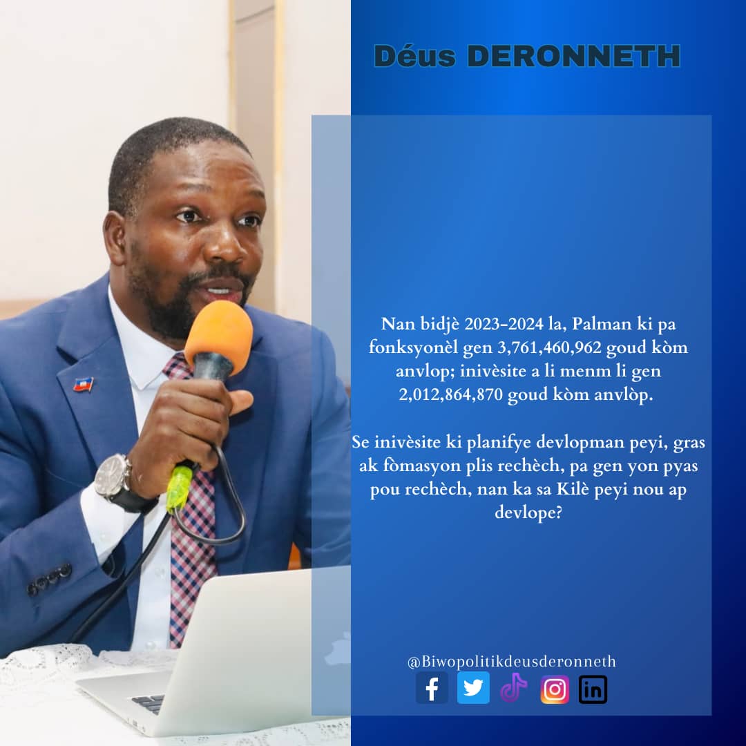 Bpdeusderonneth's tweet photo. #budgetnationalhaiti #bidjenasyonal #bidje20232024 #budgetnational20232024
#deusderonneth #bpdd #bureauplitiquedeusderonneth #biwopolititikdeusderonneth #bpdeusderonneth https://t.co/WvK59qvh7a