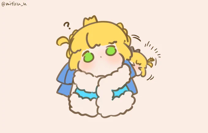 【過去絵再放送】#今日の我が王    王とリリィ#ゆる数 #FGO  