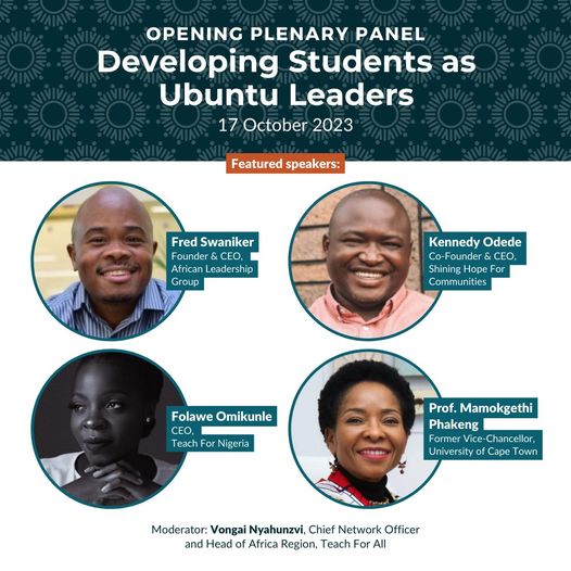 Teach4Kenya's tweet photo. Our 2023 Global Conference is about to start! Join us LIVE tomorrow (Oct 17) on the Teach For All YouTube channel to learn from leaders across our network and beyond on how we can develop students as leaders! #GC23Kenya
https://t.co/abC4jTjdFq https://t.co/RE7FMmJmTA