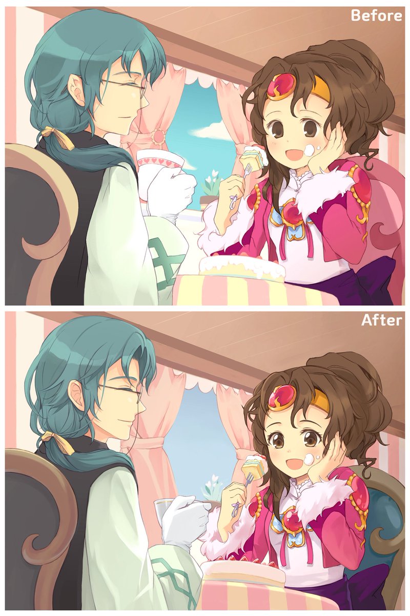 안녕하세요. 엘레쥬 리마스터 소식을 전해드립니다.
일부 일러스트 이미지들은 다음처럼 개선작업이 진행중입니다.
많은 기대 부탁드립니다.