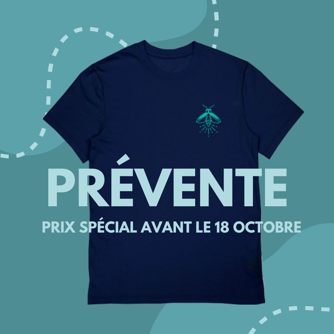Il reste 3 jours pour pré-commander votre 
✨T-Shirt du Podcast Les Lucioles ✨ au prix spécial! 

Ne ratez pas cette offre pour soutenir la diffusion de la recherche étudiante en <a href="/BiologieUdeM/">Biologie UdeM</a>  🤩

informations et formulaire ici :forms.gle/YTfsXT29kVw9TK… 
<a href="/UMontreal/">Université de Montréal</a> <a href="/mclafreniere/">Marie-Christine Lafrenière</a>