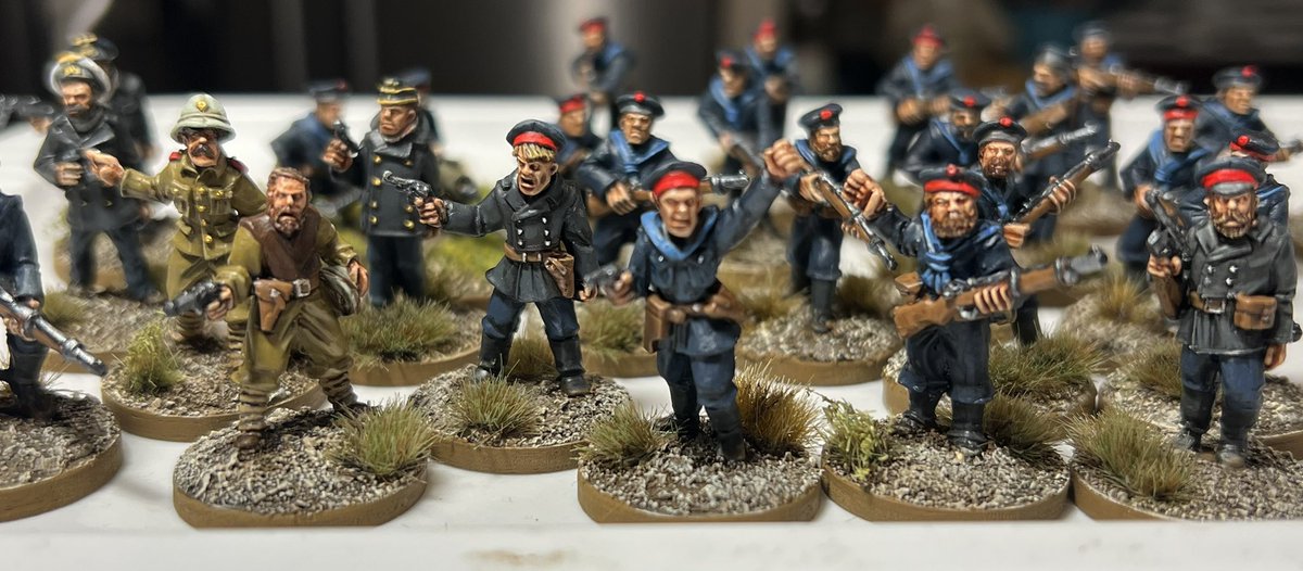 GreatRedoubt's tweet photo. Some 28mm RCW/ Back of Beyond /Pulp models completed.  Mostly brigade games minis. https://t.co/WCJdoo6Ov5