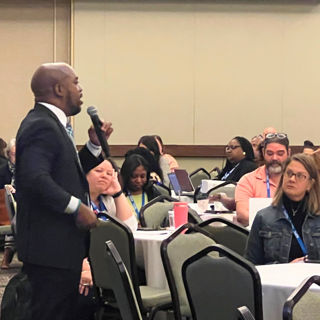 Unfolding at #NDPC23: Dr. Robert Peters, VP &amp; Chief Academic Officer at NDPC, is enlightening attendees with his breakout session on 'Creating a Comprehensive Plan to Increase #Attendance in Schools'. Captivating insights &amp; strategies for educational success. #teachersoftwitter