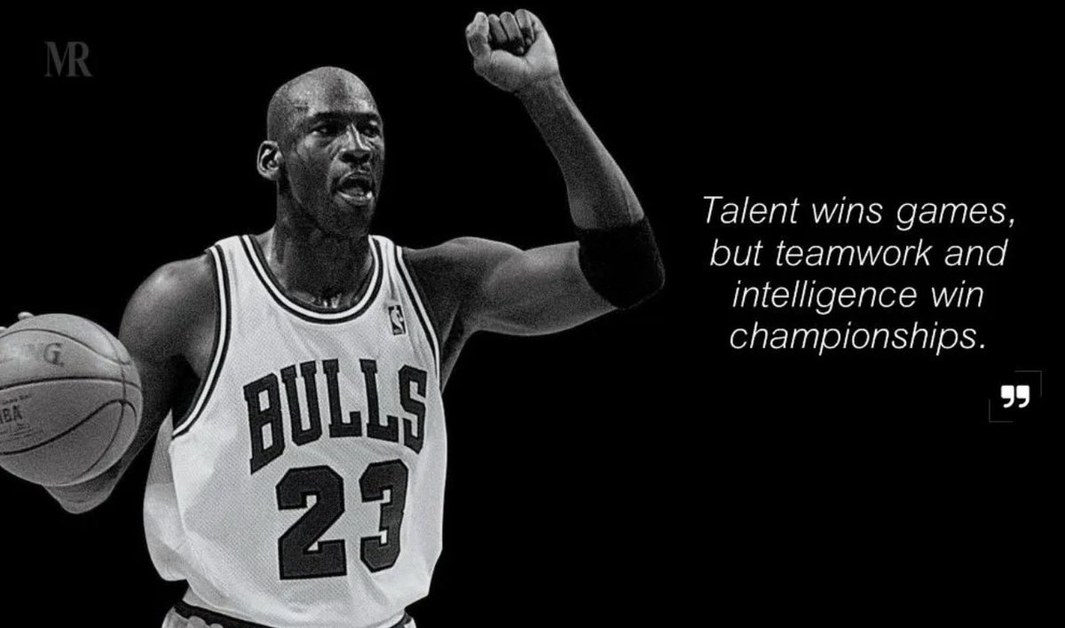 Netsonfire23's tweet photo. MOTIVATION MONDAY! 🗣️

Today we have a quote by MJ about teamwork! You can accomplish more when you work as a team! This goes for off the court as well. 🏆👏🏼
#motivationmonday #mjmondays #teamwork https://t.co/6PIvxiXQKC
