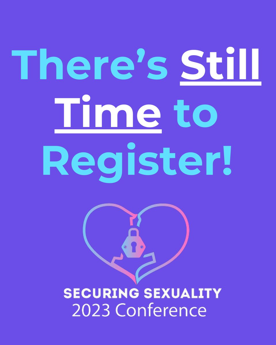There's still time to register for Securing Sexuality 2023! 

Don't miss the opportunity to learn from and network with #sextech experts who are working to protect information for sexually marginalized people. 

We'll be in Detroit Thu.-Fri. 

Register at SecuringSexuality.com