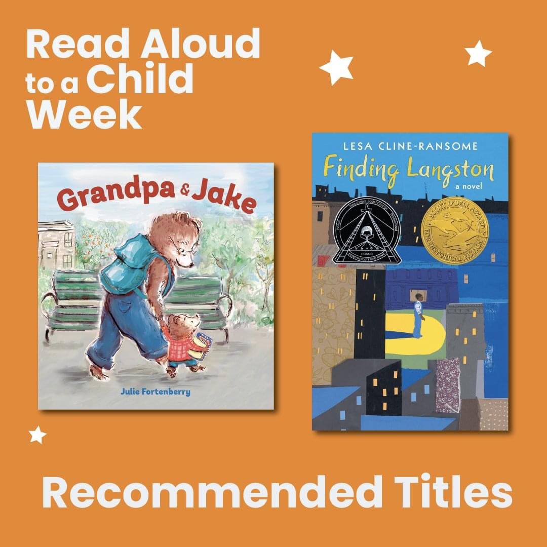 Stories are all around us, & woven throughout our lives. Jump Aboard the Imagination Train & imagine the stories you could tell, like the characters in today’s suggested titles: Read “Grandpa & Jake” by Julie Fortenberry and “Finding Langston” by @lclineransome together!