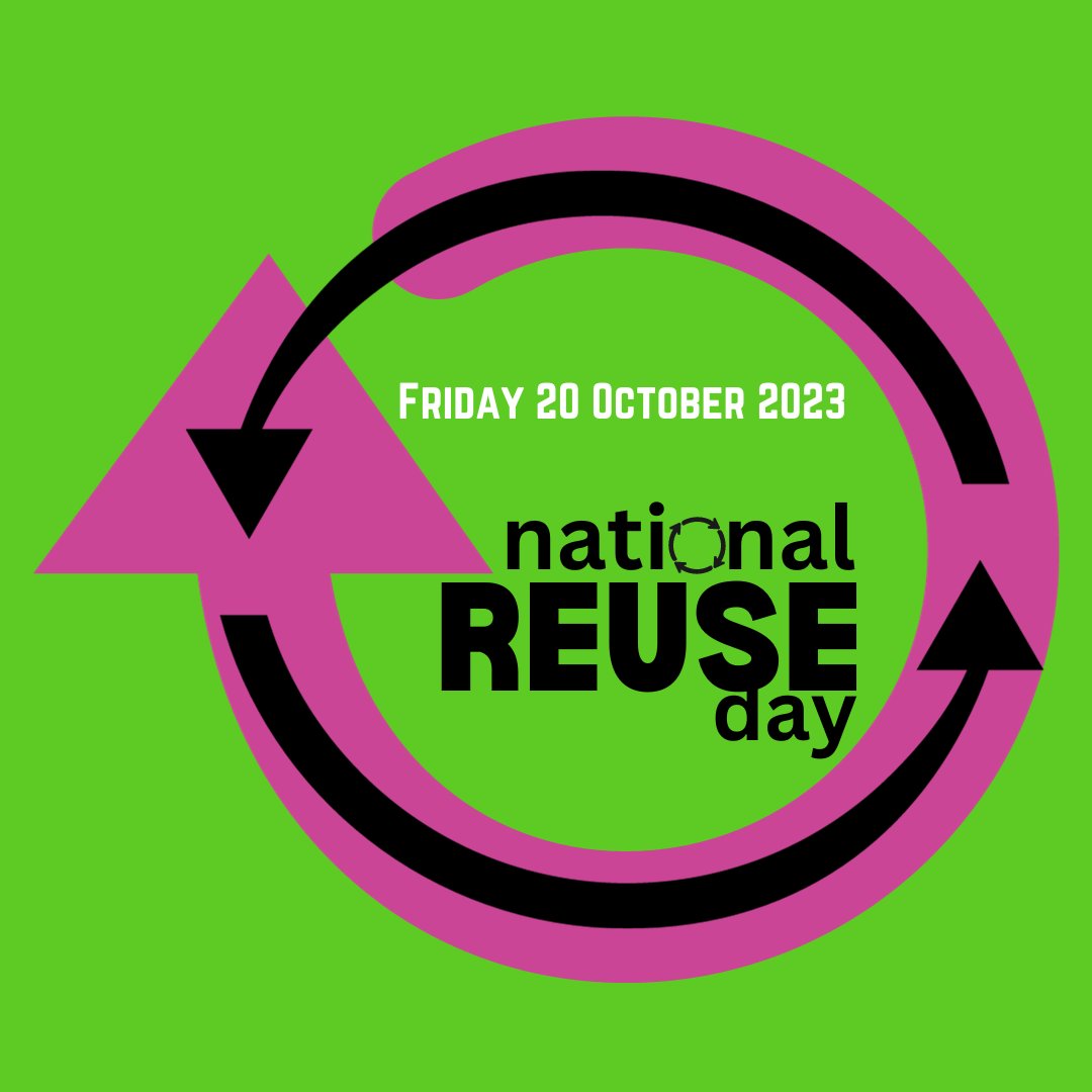 It's #NationalReuseDay2023 when we celebrate a pillar of the circular economy ❌🗑️
⁠
Whether you're upcycling an old appliance or simply cutting down on your plastic waste, reuse needs to become the norm and goes hand in hand with repair 🔧
⁠
Join the #reuserevolution ⁠🌱⁠