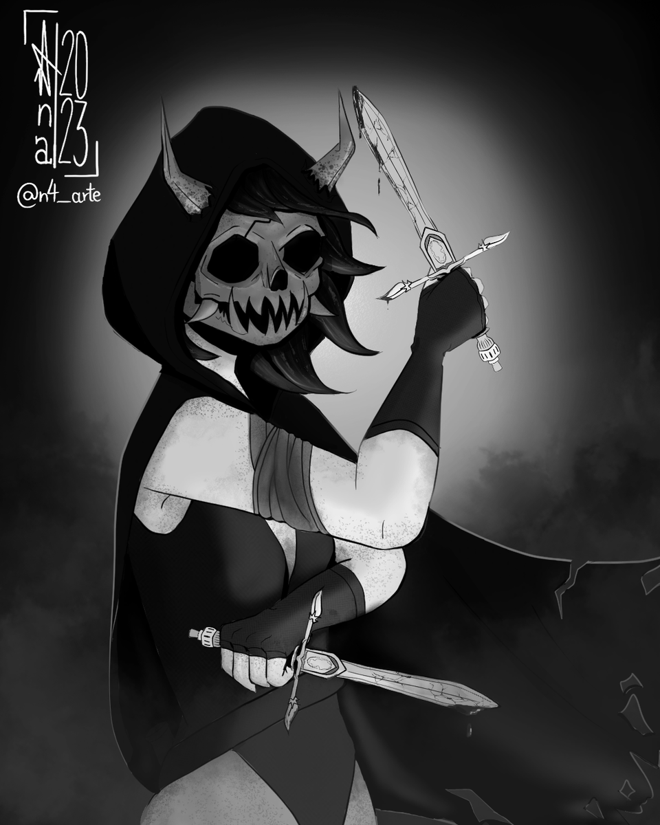 Naa_arte's tweet photo. Dagger-inktober    
 #inktober2023 #Halloween #drawing #Halloween2023 https://t.co/PM8uGocxIq
