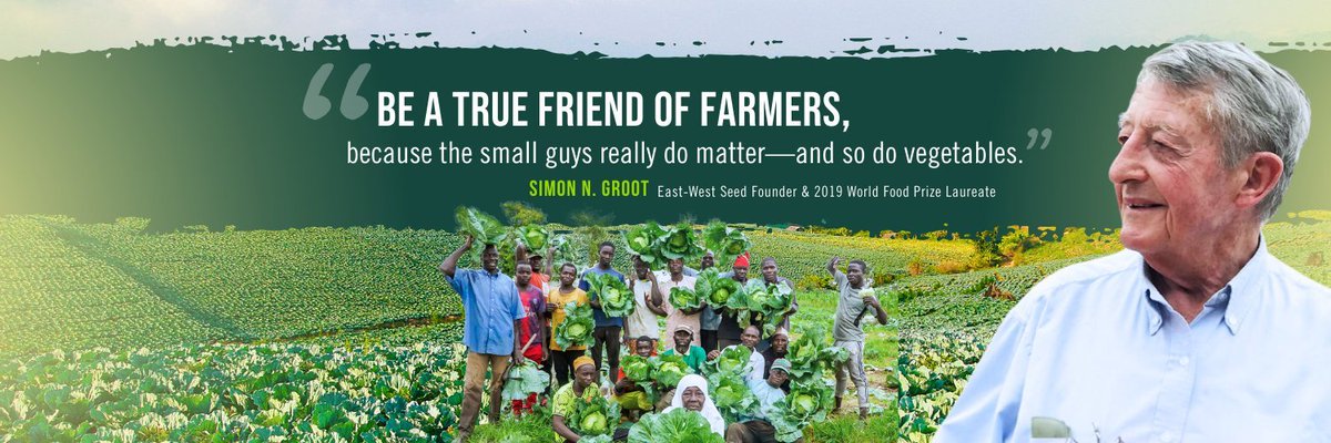 #MNF #SimonGroot, World Food Prize laureate 2019: Better seeds, better skills and better support needed for farmers. #micronutrients #biofortification  #NutritionForResilience
#NutritionMatters