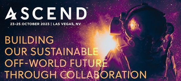 🚀 Excited to announce that #Cislune will be attending #ASCEND2023 in Las Vegas! We're eager to collaborate and shape a sustainable off-world future. If you're attending, let's connect! 🌌 ascend.events @ascendspace