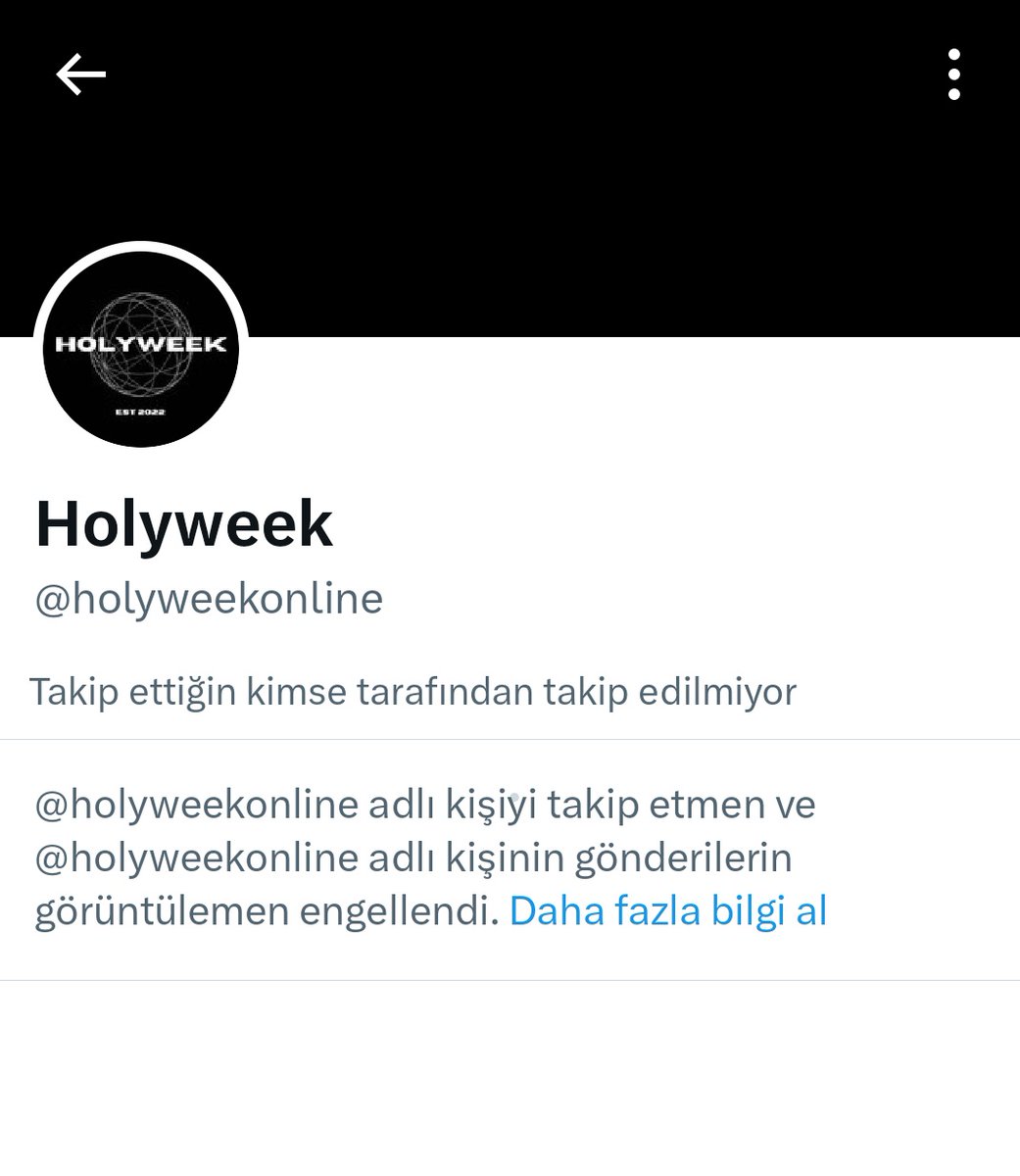 Muhtemelen Sertab gönderilerini beğendim sadece önce takip edip sonra profilime bakıp bloklamış beni 😂😂😂 @holyweekonline