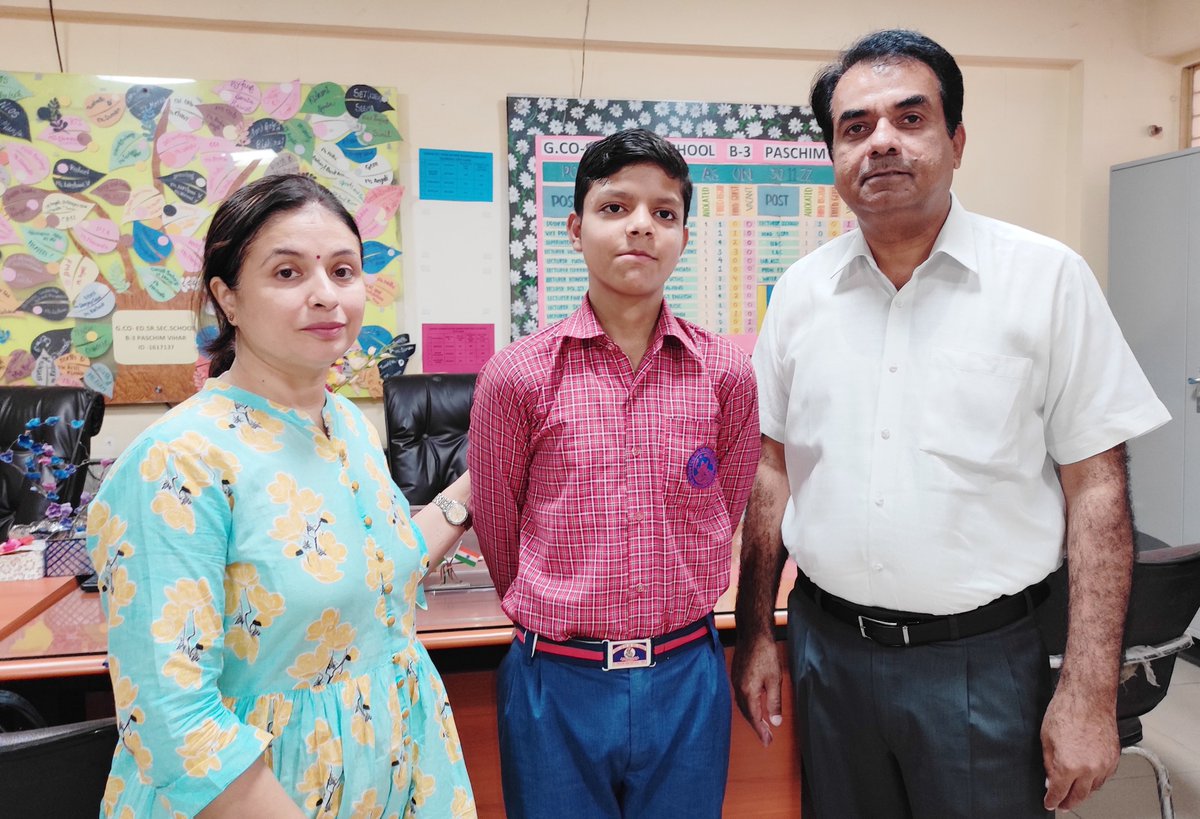 coed_3's tweet photo. #Chief MinisterFreeScienceCoaching Scheme
@Dir_Education 
@DelhiEduNews 
@AtishiAAP 
@SavitaAttree 
Rehan Malik of Class XI selected for Free Coaching at Narayna Coaching Institute under Chief Minister Free Coaching Scheme
Congratulations Rehan💐💐🏆 https://t.co/uz7pc2BFX6
