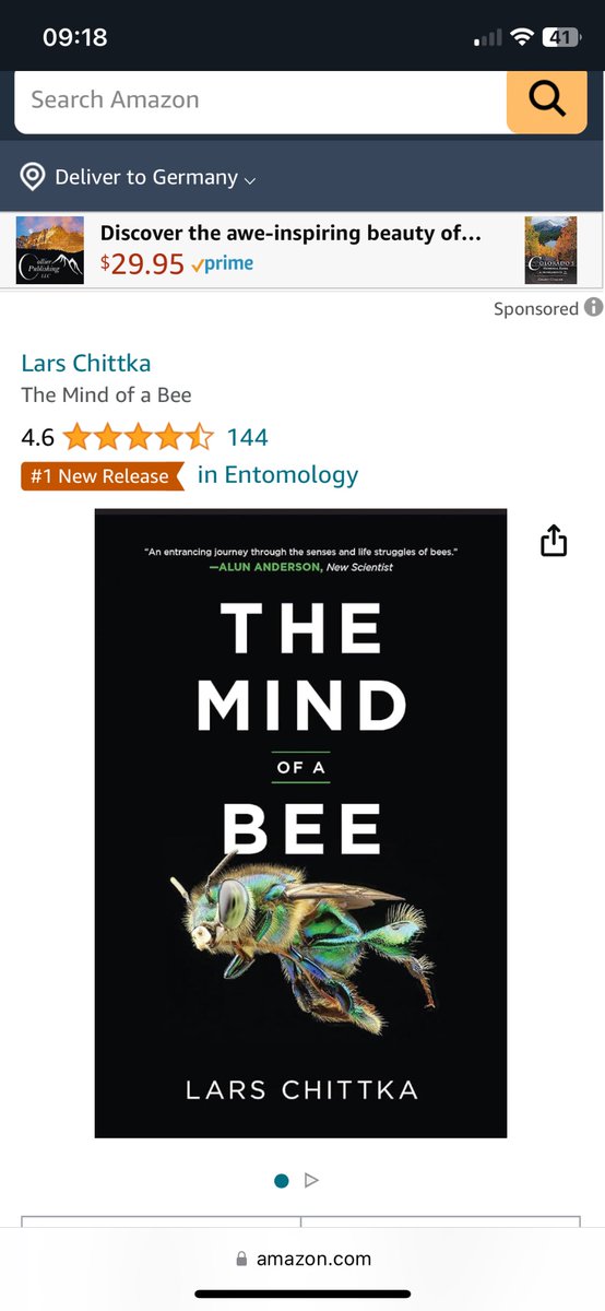 The Mind of a Bee is now available in paperback in all good bookstores (and Amazon) @PrincetonUPress