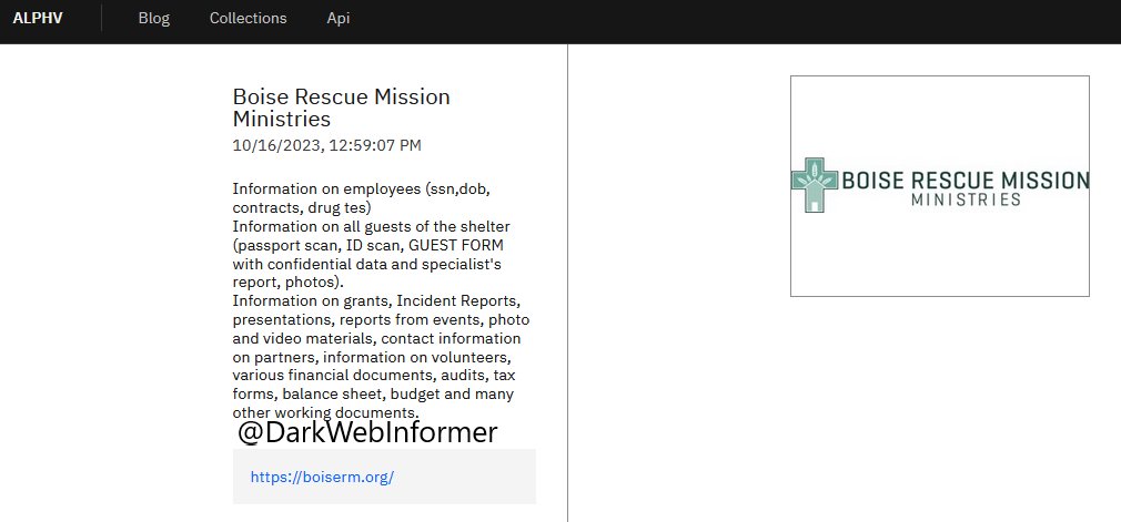 Boise Rescue Cyberattack