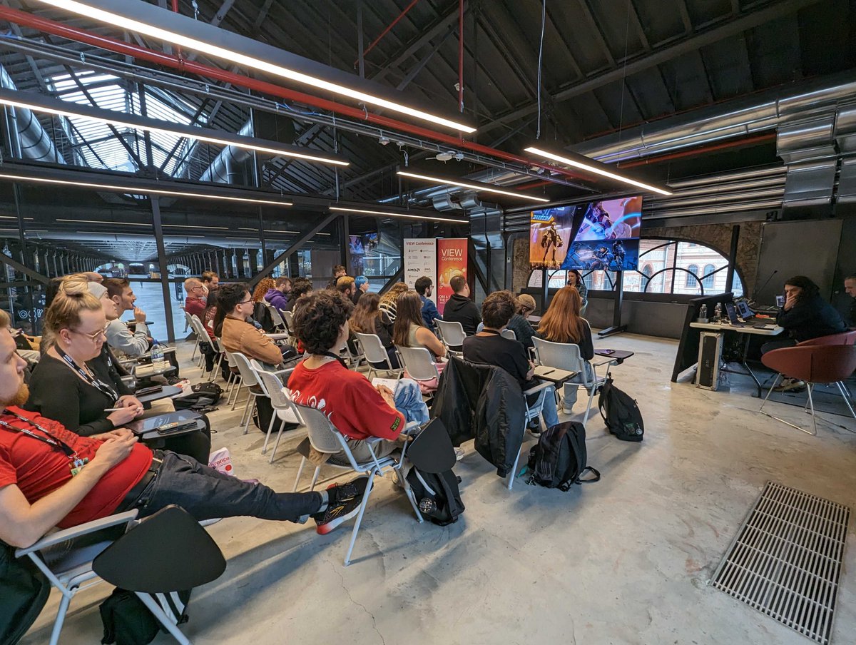 axisstudiosgrp's tweet image. We’re back at @VIEW Conference! Kicking off the week we had Head of Characters Amy Ash joining the main stage to share her talk “Getting Under The Skin: Character &amp;amp; Creature Creation”.

#viewconference #viewconference2023 #axisatview #axisstudios #animation #vfx