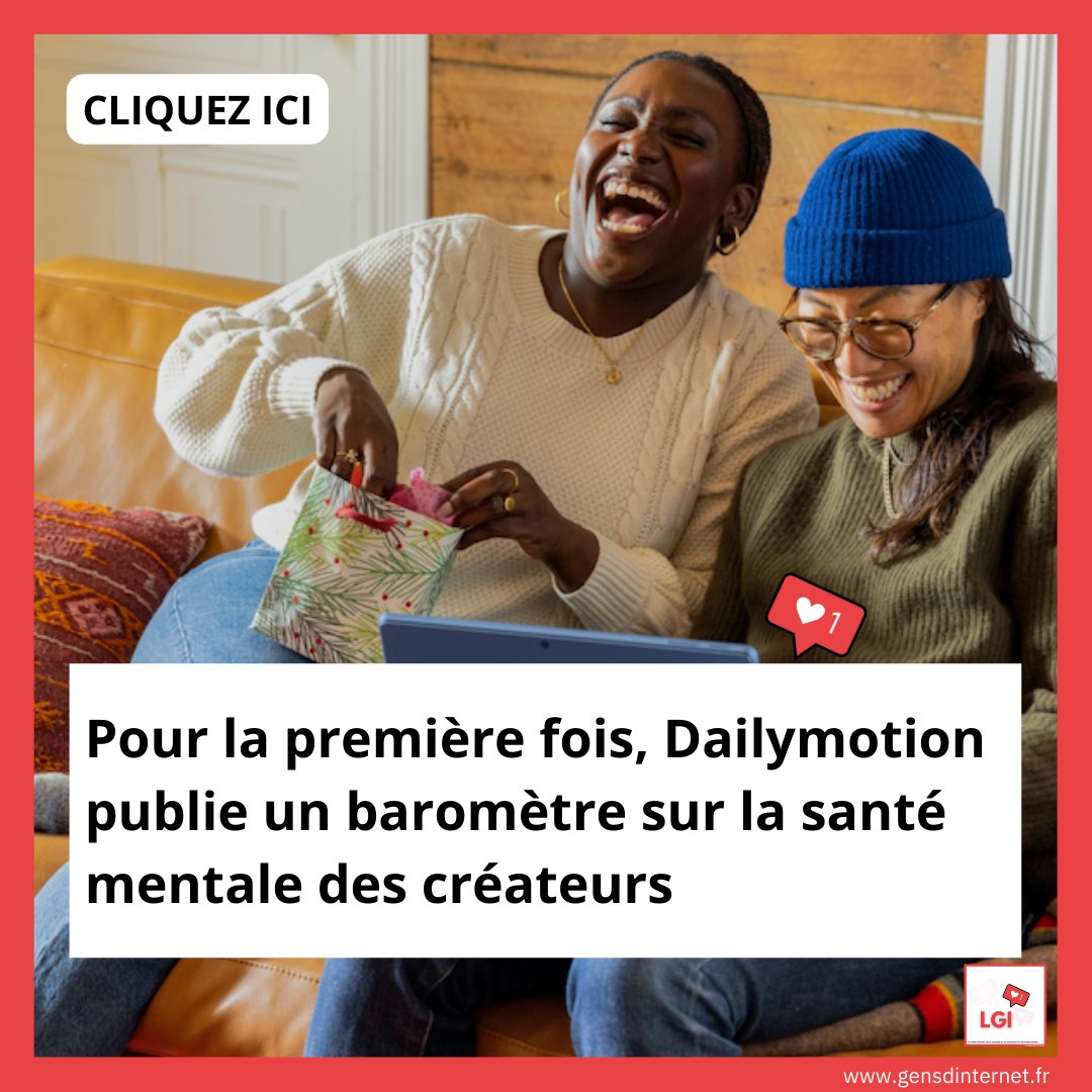 Quels sont les enseignements et les chiffres à retenir de cette étude Dailymotion sur la santé mentale des créateurs et des utilisateurs ⬇️ gensdinternet.fr/2023/10/17/pou…