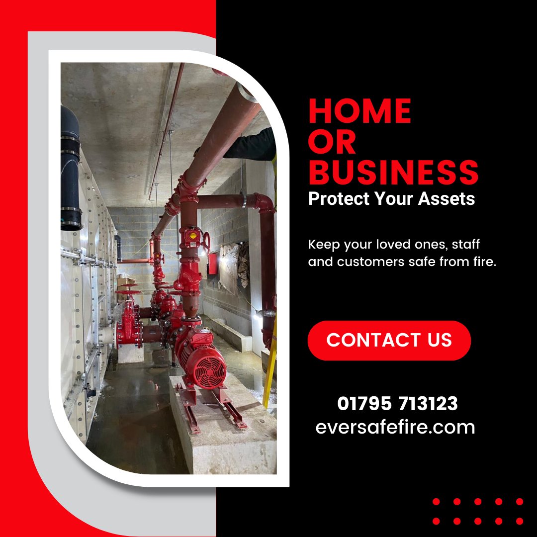 Eversafe Fire Protection: Your partner in fire safety compliance. 📋🔥

Ensure your property meets all regulations.

Visit eversafefire.com and speak to our team to learn more.

#FireSafety #FireSprinklers #Residential #Commercial #Industrial