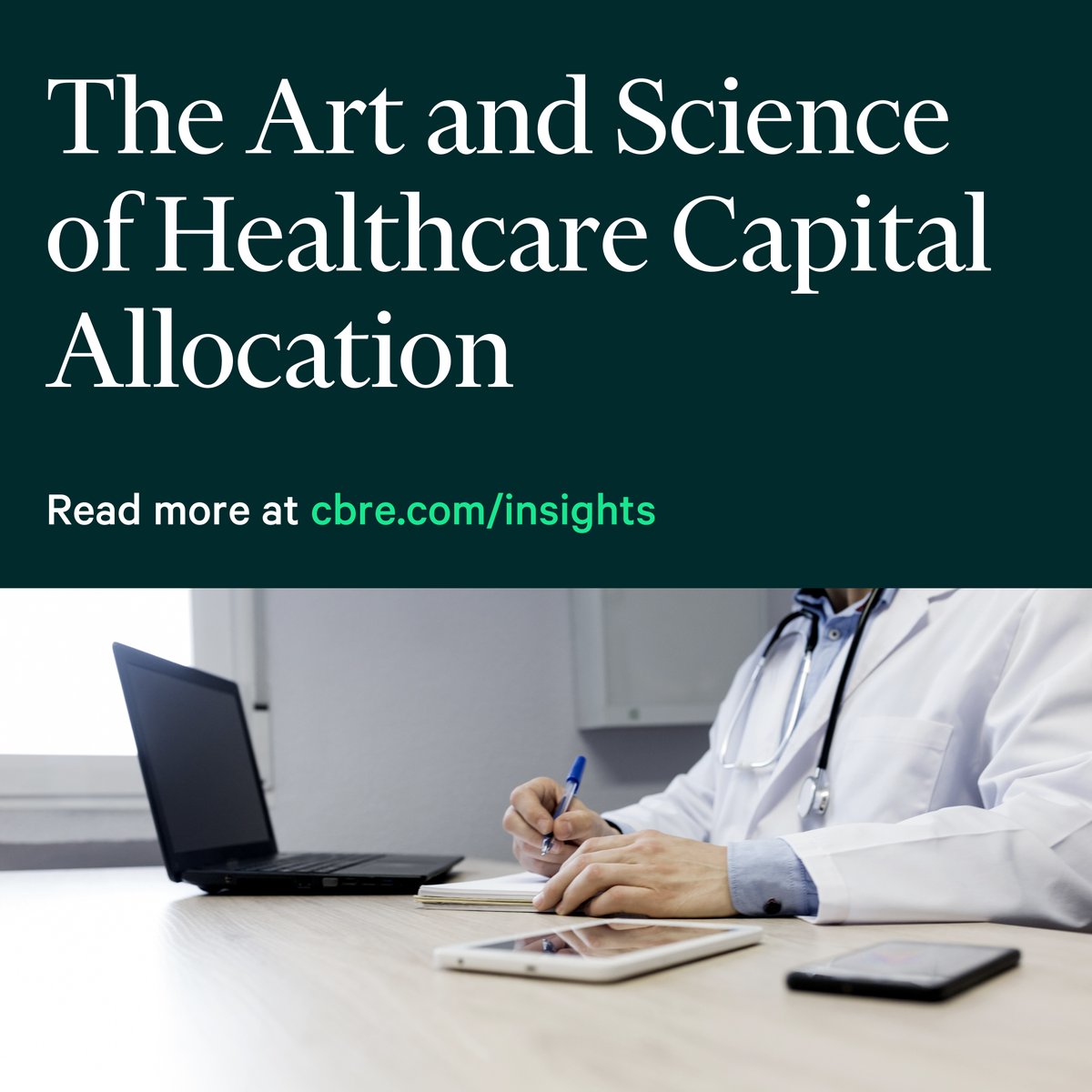 For #healthcare organizations, deploying capital is a delicate balance between managing financial resources and fulfilling their mission. Our latest article offers action steps for evaluating potential capital projects: cbre.co/3M1RwWV