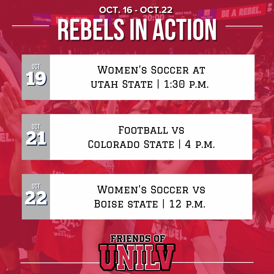 New week, new opponents ⚽️🏈 @unlvwsoccer @unlvfootball

#UNLVAthletics | #FriendsofUNILV #NIL