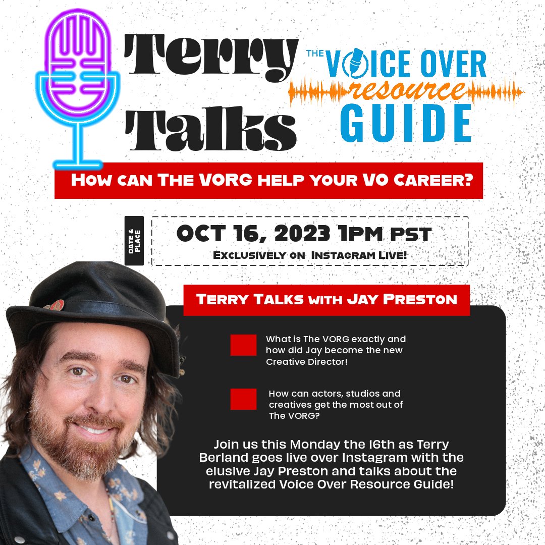 berlandcasting's tweet photo. Come listen to new ideas of how this resource could advance your VO career. @theboothofusvo #actor #actorslife #vo #voiceover #voiceactor #vorg #iglive #casting #director #berlandcasting https://t.co/EPESVxI2D9