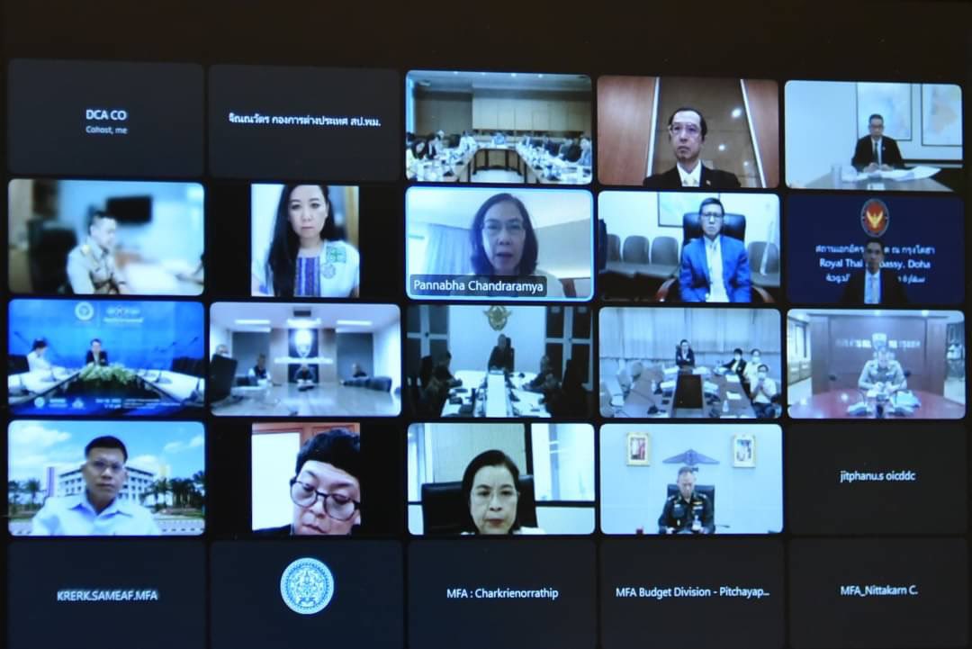 DFM@jsangmanee chaired a Rapid Response Center meeting with various agencies to discuss evacuation plans and expedite the safe return of Thai nationals from Israel (16 Oct 23)