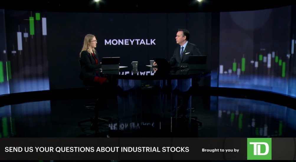 Today on MoneyTalk Live we're talking trains and planes (but not automobiles) with <a href="/TDAM_Canada/">TD Asset Management</a>'s Juliana Faircloth. We'll examine the near and longer-term relative performance of the two Industrial plays. Log into WebBroker at Noon ET. Brought to you by TD Direct Investing.