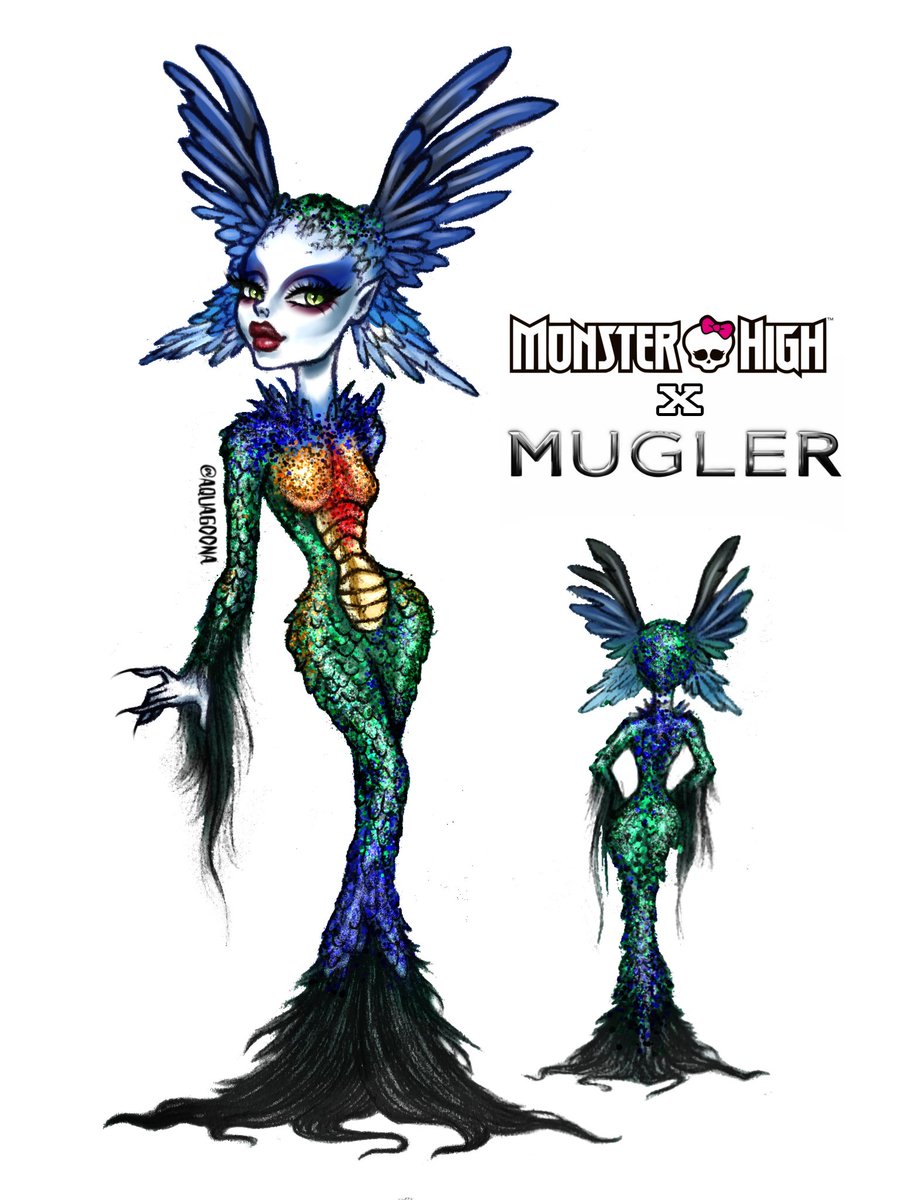 AquaGoona14's tweet photo. Monster High x Mugler Part 1

La Chimère

Name suggestions?

#mh #monsterhigh #monsterhighdolls #monsterhighdesign #monsterhighdoll #monsterhighart #illustration #fashion #fashiondesign #mugler #muglercouture #muglerfashion #fashionillustration #monsterhighdrawing #lachimère https://t.co/gHUYOK7g4n