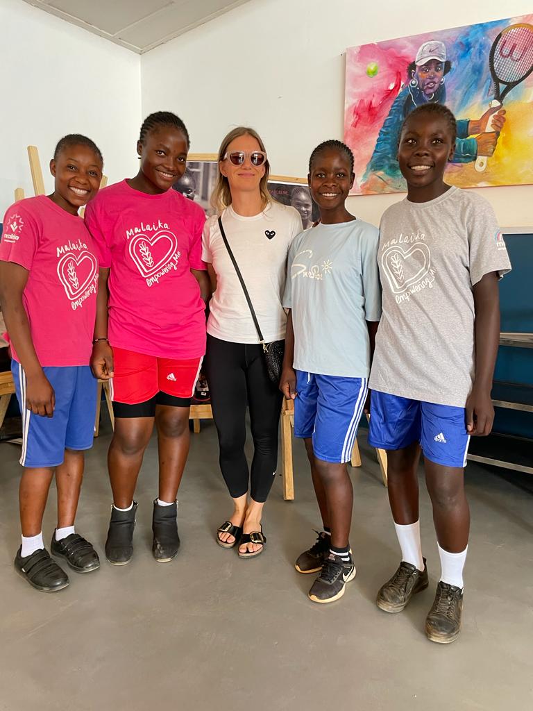 MalaikaDRC's tweet photo. After many emails and phone calls it was wonderful to welcome sport event organisers Rolly and Nancy in person as they visited our school and Community Center 🙌 Make sure to join their upcoming Semi De Lushi running event in November 🏁 @congomarathon https://t.co/jWWvgwii6Q