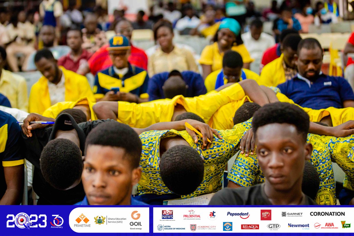 NSMQGhana's tweet photo. Hail Mary!… the Lord is with us 🙏.

#NSMQ2023 #NSMQ30 #NSMQQuarters https://t.co/4MGlqQXH5q