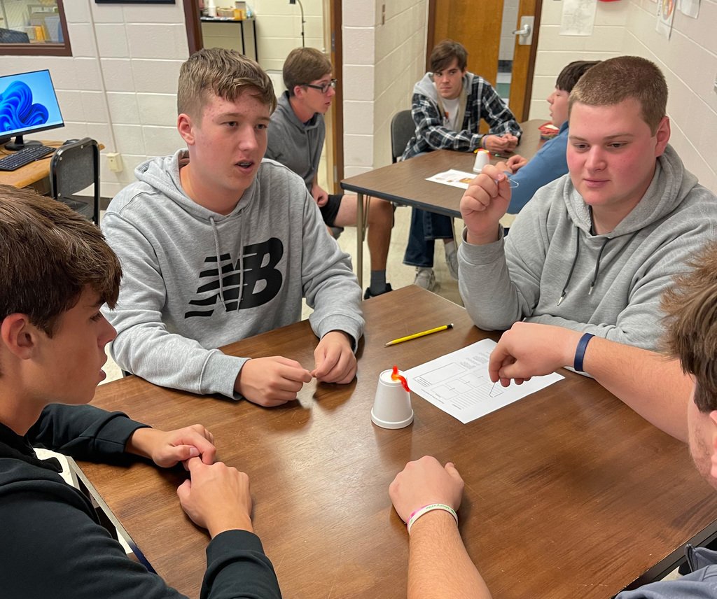 NWTechSchool's tweet photo. Business Management students are introduced to process design flow charts while saving Fred. Reflections and revisions of the process design will focus on efficiency and equipment. https://t.co/ZTB2G0mq94