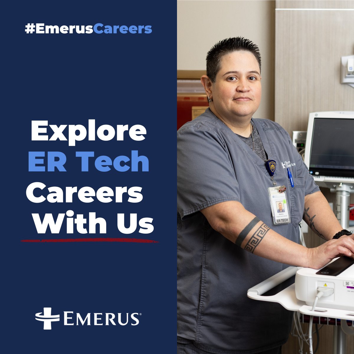 EmerusHoldings's tweet image. Join Emerus as an ER Tech. We are looking to add to our team of #healthcarepros to continue providing exceptional care to the neighborhoods we serve. Learn more about #ERTech careers today: bit.ly/emrertech #EmerusCareers