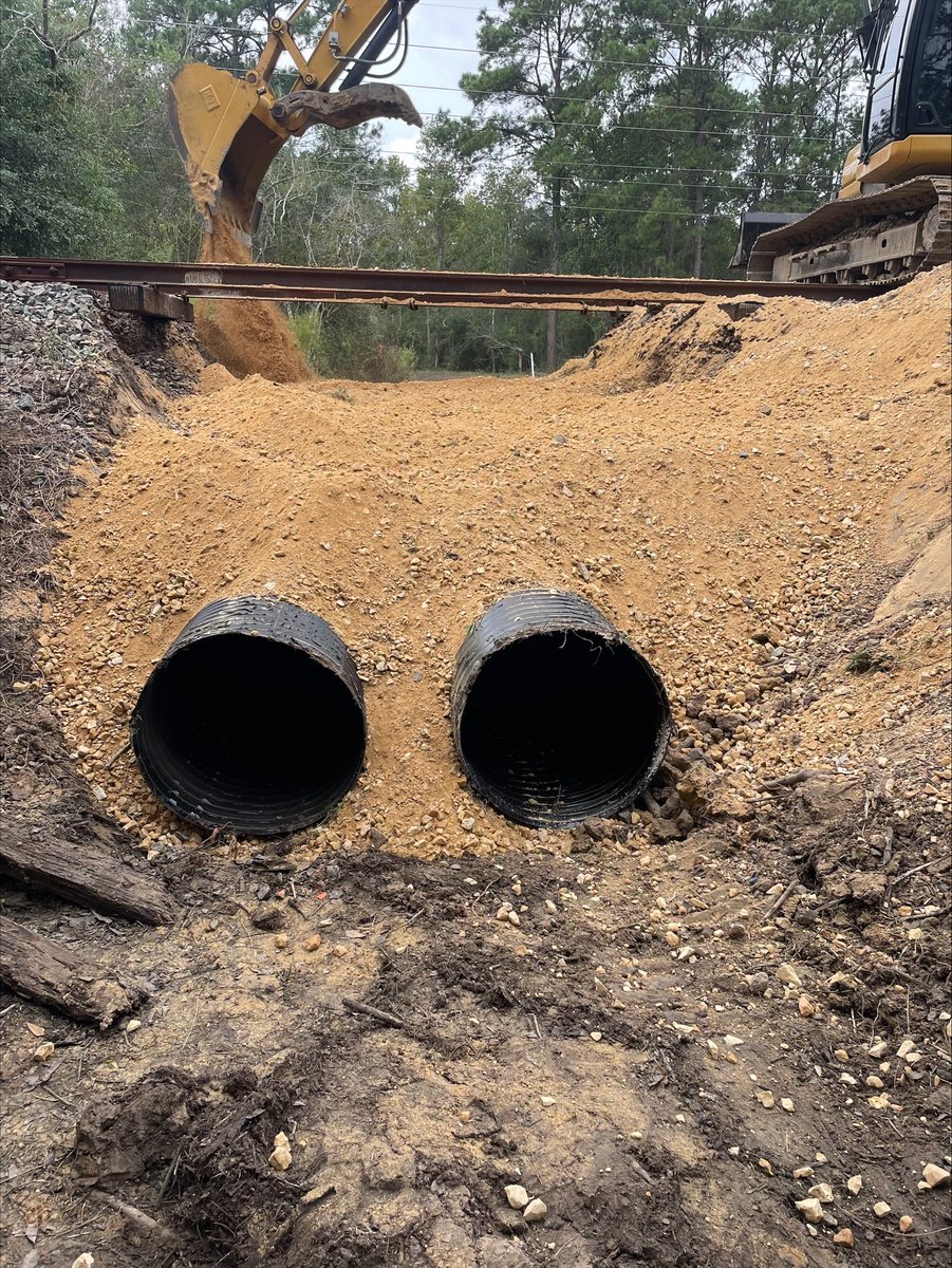 Recently, the City of Orange, Sabine River Authority, Orange County Drainage District, and Union Pacific partnered to enlarge a railroad culvert to improve the drainage for the Westwood and Dorman Road area. Many thanks to all our partners in helping improve the community.