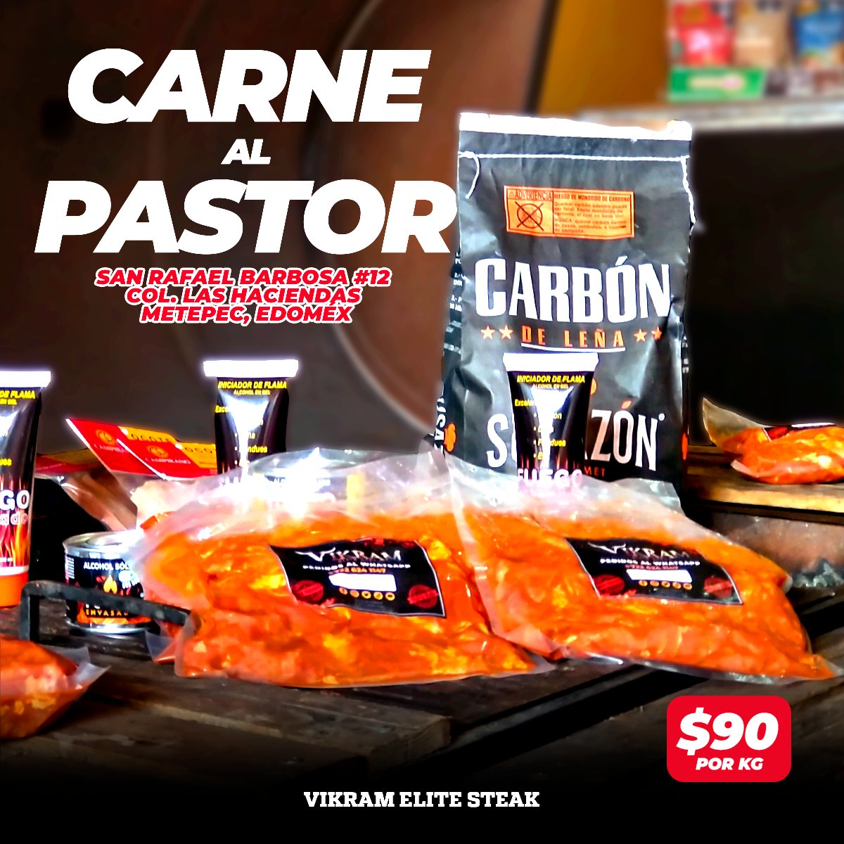 VIKRAMEliteS's tweet photo. 🌮 ¿Te gustan la carne al pastor? 🌮 

👉 Entonces aprovecha esta gran oferta: Carne al pastor a solo $90 el kilo. 😍 

👇 Solo en nuestra sucursal ubicada a unas cuadras de la estación del tren Toluca Centro📍 

🏃‍♂️🏃‍♀️ Date prisa, que se acaba. 🕑  Llama ahora y haz tu pedido. 📞 https://t.co/NzXrEpBZV7