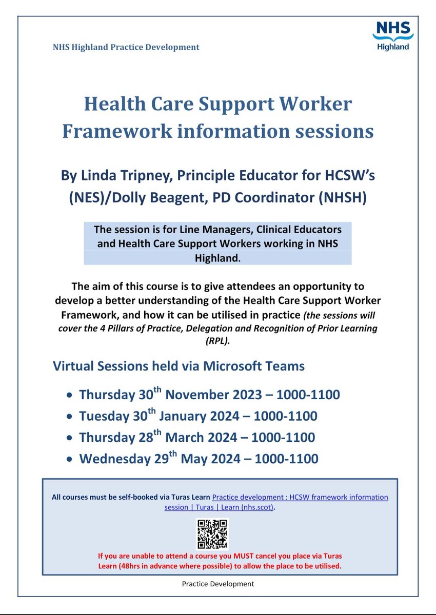 NHS Highland Clinical HCSW Education tweet media