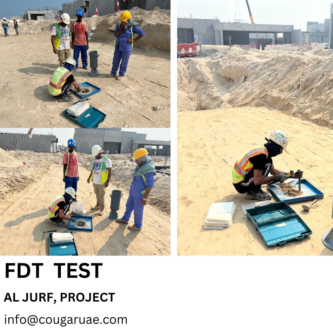 CougarGCuae's tweet photo. Field Density Test (FDT) in Progress for the 3rd Layer of Backfilling for the Sewer line
#Construction #BuildingDreams #StructuralSuccess #ConstructionLife #SiteStories #Builders #ProgressInProgress #Steel #UrbanDevelopment #Construction #SiteLife #Twitter #trend #FolloMe https://t.co/lwui4nCNRP