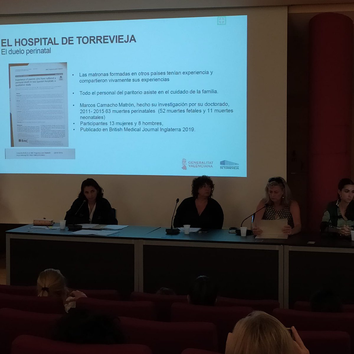 Hoy hemos celebrado la I Jornada de Duelo Perinatal en el departamento de salud de #Torrevieja ¡Gracias a todas y todos por vuestro interés e implicación! <a href="/GVAsanitat/">GVA Sanitat</a> 🙏🏻