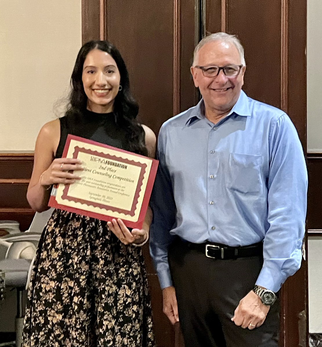 Congrats! to our own P3 student Manisha Sandu on receiving second place in the annual Illinois Pharmacists Association (IPhA) Patient Counseling Competition held in Springfield, IL. Well done, Manisha! We are so proud of you! #mwuproud