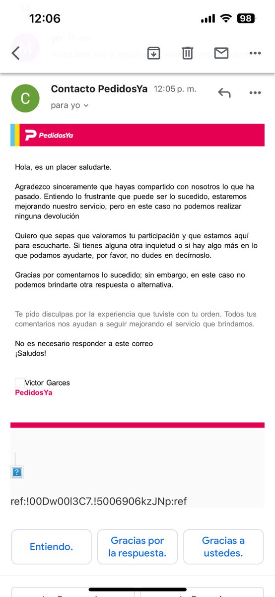 BellosoMer41766's tweet photo. Y es que negros a devolverte el dinero que te roban sin ninguna razón @pedidosya o sea se equivocan ellos y uno es el que pierde dinero que tal?! Donde se denuncia este tipo gente? https://t.co/GMZc9PsVXv